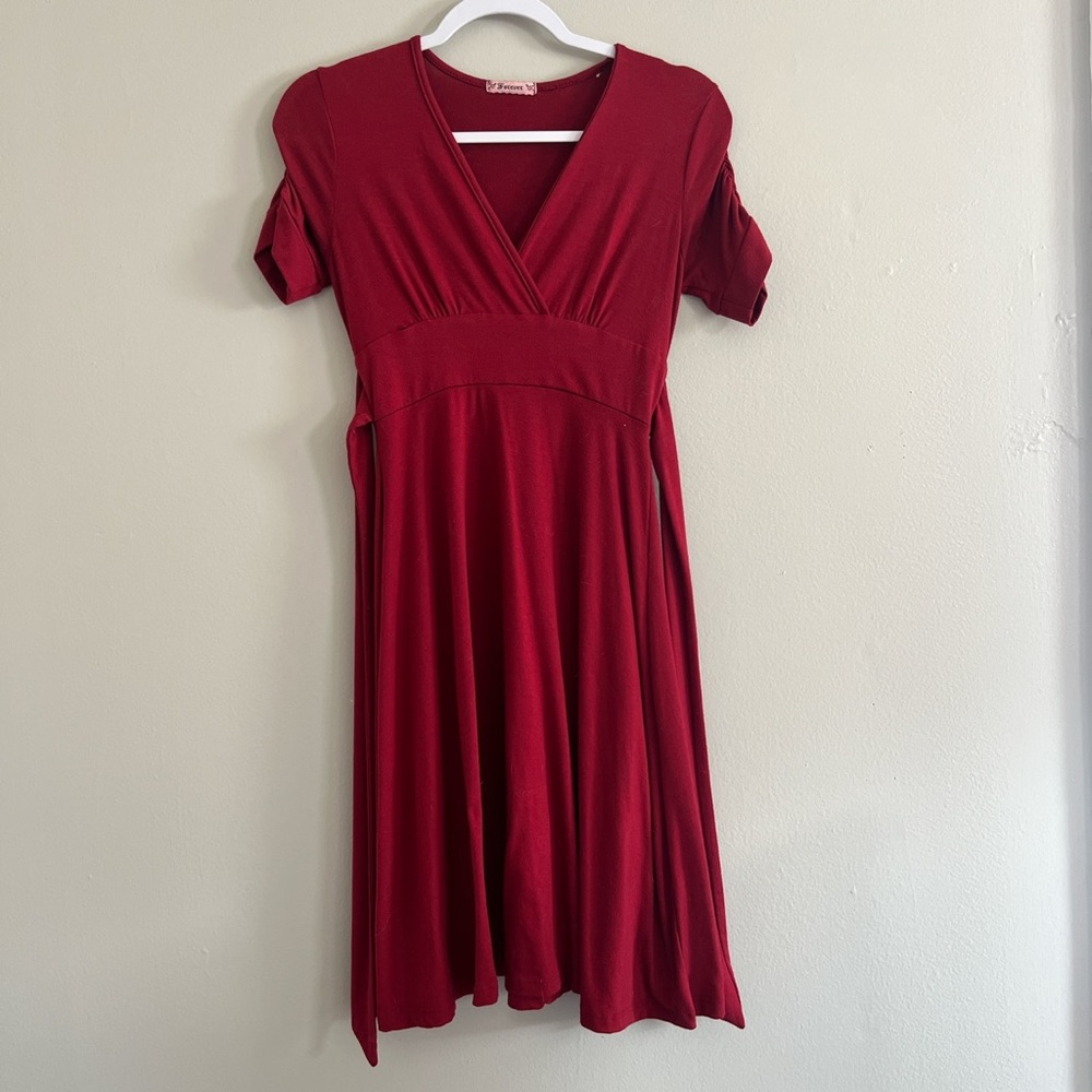 Red dress